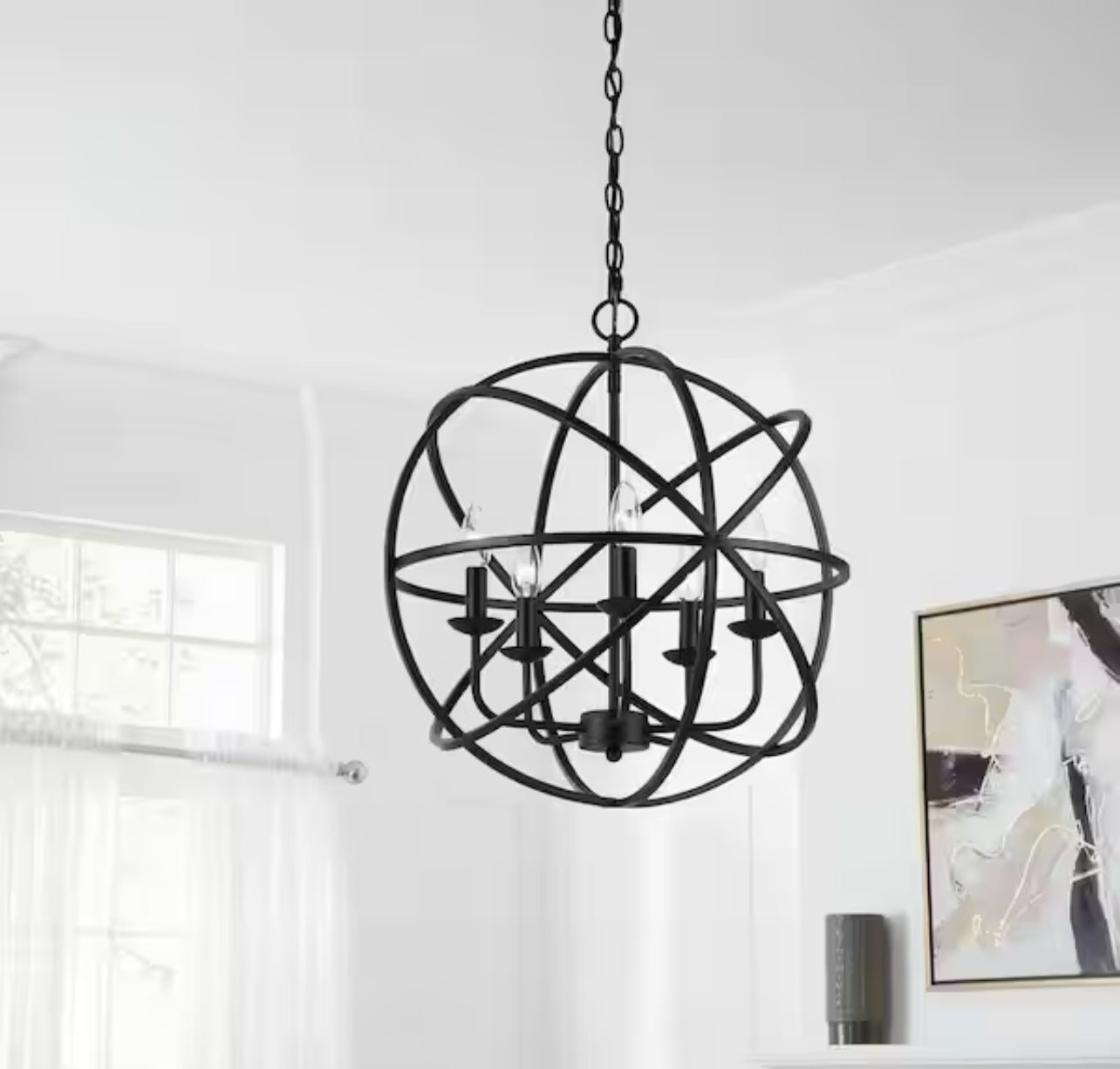 CHANDELIER INSTALLATION